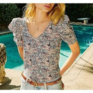 Nation LTD. Celine Tee Floral Cherry Blossom Sz. S
